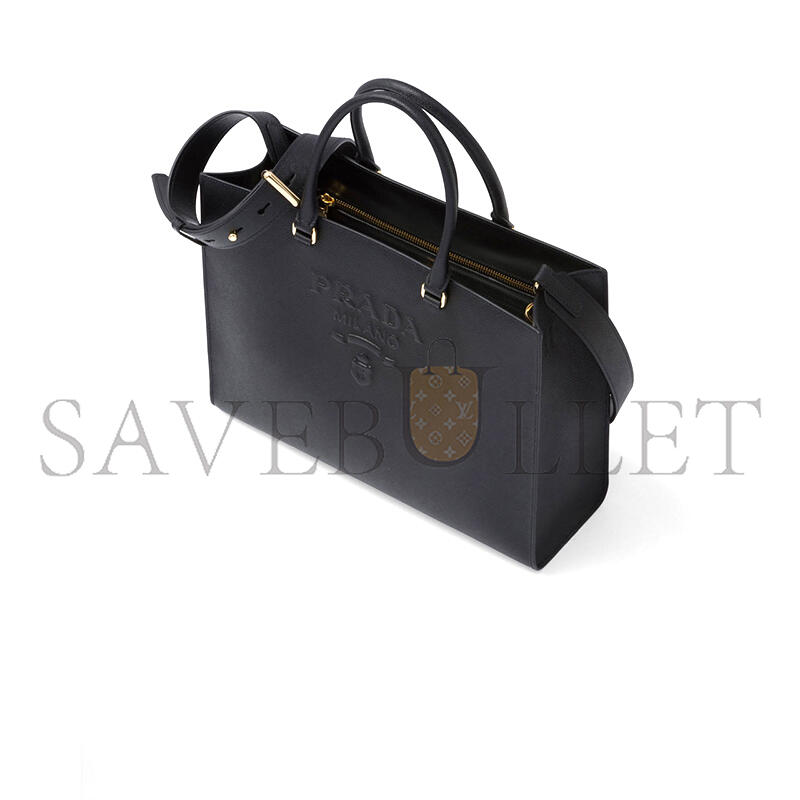 PRADA MEDIUM SAFFIANO LEATHER TOTE BAG 1BA337 (28*22*9cm)